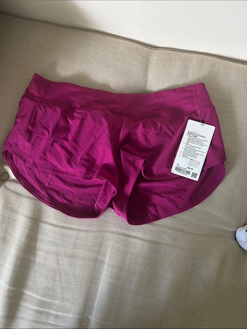 lululemon athletica Women's Athletic Shorts in Fuchsia Pink